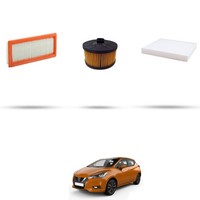 Hoffcar Set Service - 3 Filter FüR Nissan Micra V (K14F) 0.9 Turbo 66KW Von 20