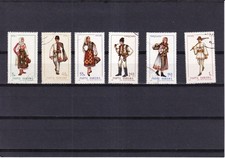 SA32f Romania 1969 Traditional Costumes used stamps