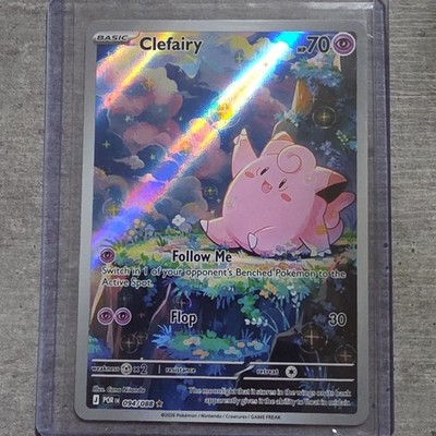 Pokémon TCG Clefairy 094/088 Englisch 70 KP Psycho Basisform