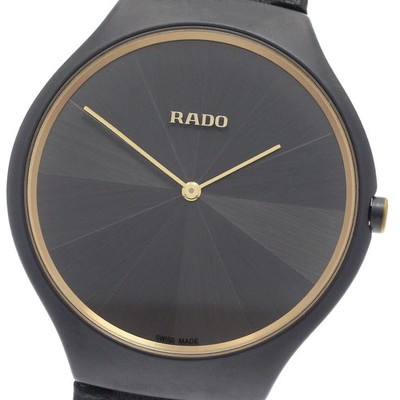 RADO True Thinline R27012105 black Dial Quartz Men's Watch_974683
