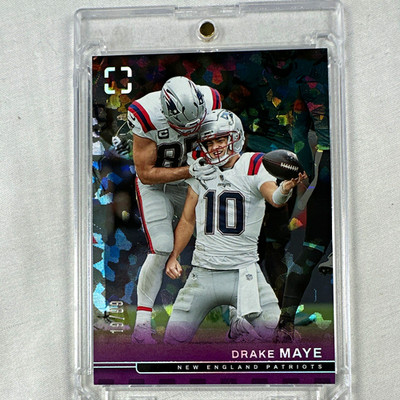 2025 Panini Photogenic Drake Maye Purple /99 New England Patriots NFL