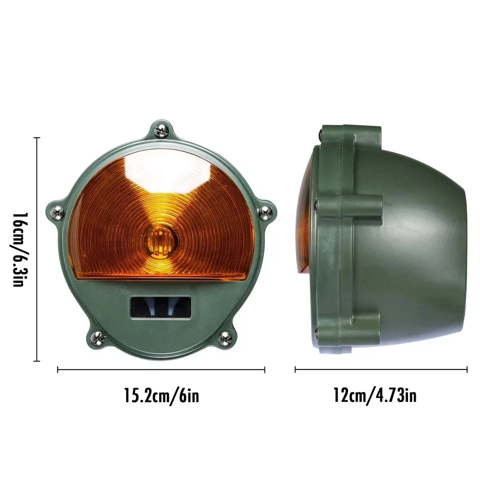 Nueva luz delantera compuesta ámbar 24V Humvee willys Jeep M151 A2 M35 11614156 Foto 3 de 4