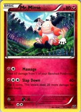 Pokemon XY Base Set Mr. Mime 91/146 NM
