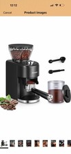 FOHERE Conical Burr Coffee Grinder Electric, with 35 Precise Grind Setting