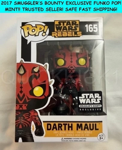 DARTH MAUL STAR WARS REBELS 2017 SMUGGLER'S BOUNTY EXCLUSIVE FUNKO POP! MINT!