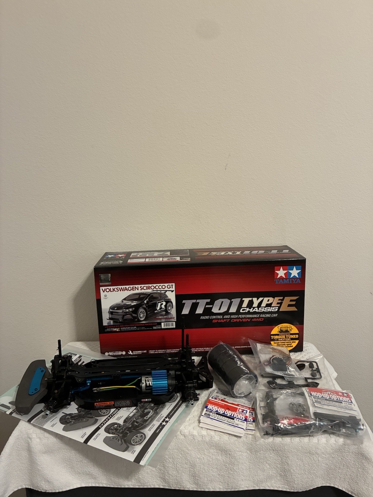 Tamiya Volkswagen Scirocco GT 1/10  4WD (TT-01E) Newly Built