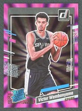 2023/24 Panini Donruss Victor Wembanyama Rated Rookie Purple Laser /99 #220