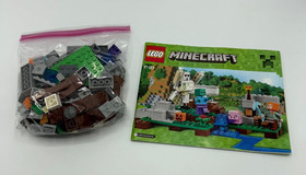 LEGO MINECRAFT -21119 The Dungeon -853610 Pack -21123 Iron Golem - 100% Complete