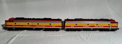 LIONEL 6-39606 FLORIDA EAST COAST E9 AA DIESEL SET, #1594, #1031 (USED)