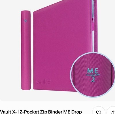 VAULT X ME2 (PHANTASMAL FLAMES) 12 POCKET BINDER - NEW