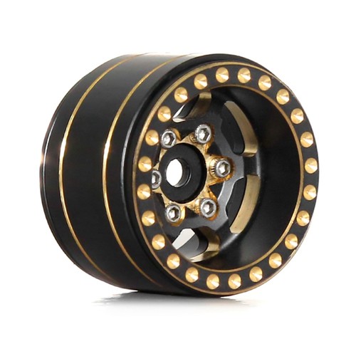 4 llantas Beadlock de latón 1.0 Plus para 1/18 para TRX4MSCX24 FCX26552 - Imagen 3 de 6