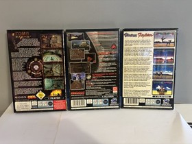 Sega Saturn Games Bundle 5 Retro; Tomb Raider, Comand & Conquer, Loaded etc