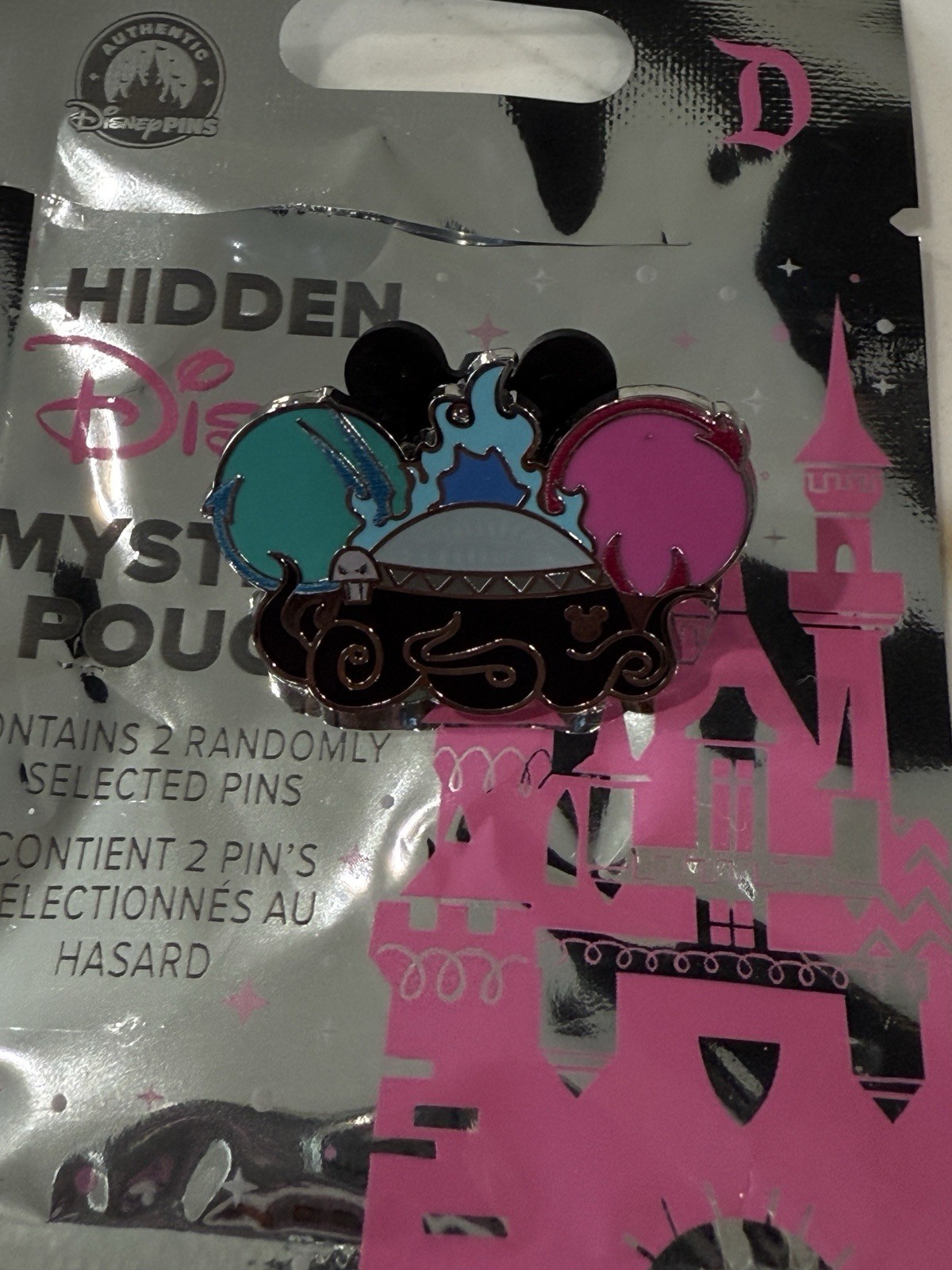 2025 DISNEYLAND HIDDEN DISNEY MYSTERY POUCH PIN WAVE B EAR HAT HADES
