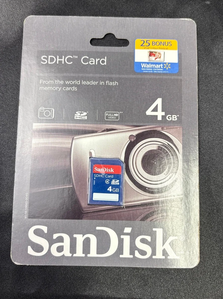 SanDisk 4GB SD Card products for sale | eBay