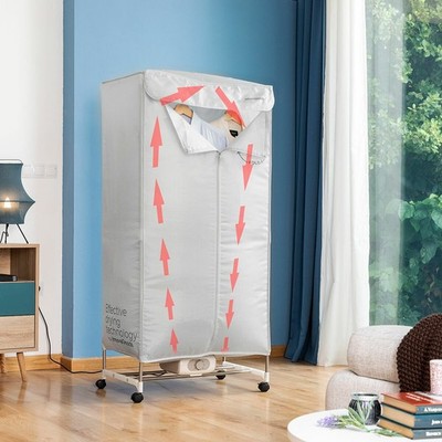 InnovaGoods Dupledry Elektrischer Wäschetrockner 1200 W Tragbar mit 2 Höhen