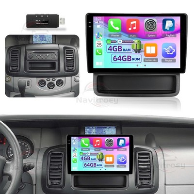 DAB+ 4+64G Carplay Android 15 Autoradio GPS Navi Für Nissan Primastar 2010-2014