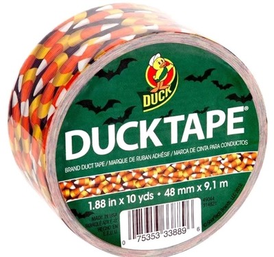 Duck Tape Candy Corn 10 Yards X 1.88'' Halloween Party Crafts Pattern - Sealed!