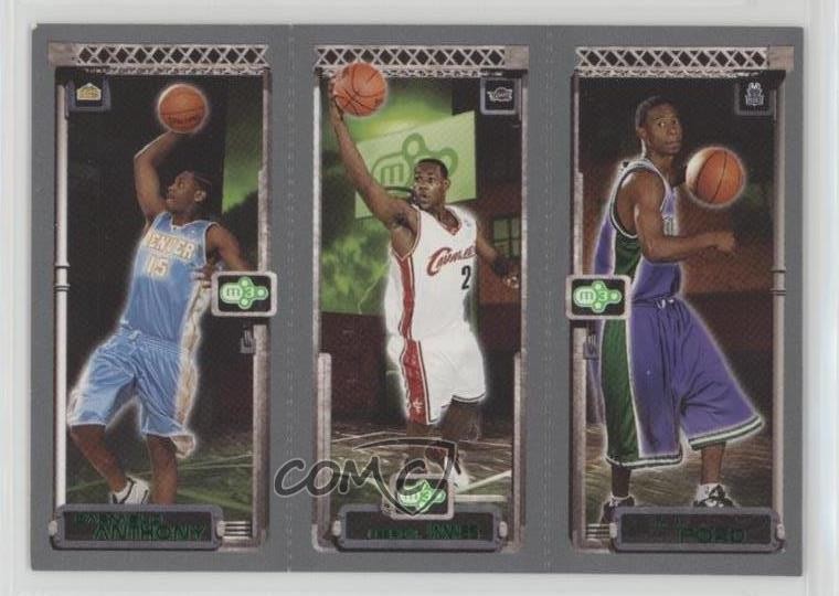 2003-04 Topps Rookie Matrix LeBron James Carmelo Anthony TJ Ford RC HOF 0ls