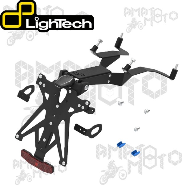 Set Nummernschildhalter Verstellbar Lightech Mit Licht Schild Honda CB 1000 R-image