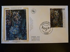 FRANCE PREMIER JOUR FDC YVERT 2493  PEINTURE DE CAMILLE BRYEN    5F  PARIS  1987