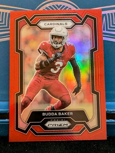 BUDDA BAKER 2023 Panini Prizm RED Retail SP #2 Color Match Cardinals Football - Bild 3 von 24
