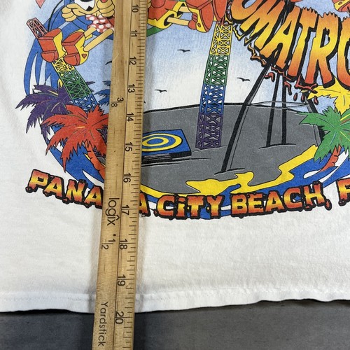 Rollercoaster T Shirt Youth Small / Women XS/S Babydoll Theme Park Slingshot - Picture 6 of 9