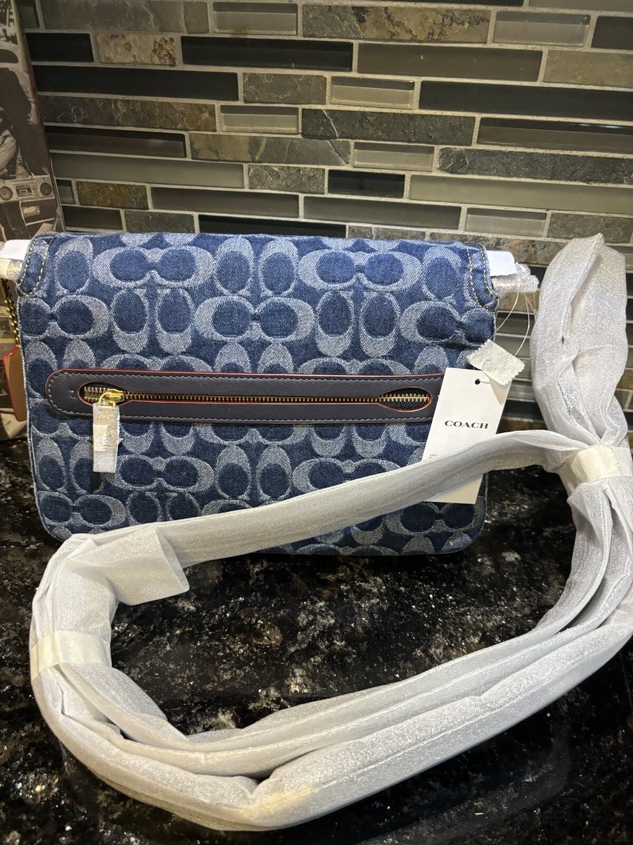 COACH Soft Tabby Shoulder Bag in Signature Denim CA105 CJ854 | eBay
