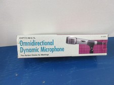 Radioshack Optimus 33-3030 Dynamic Cable Consumer Microphone Brand New