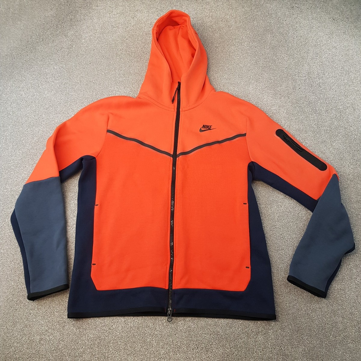 Nike Fleece Nike Hoodie Orange And Black Buy Nike Sportswear Tech