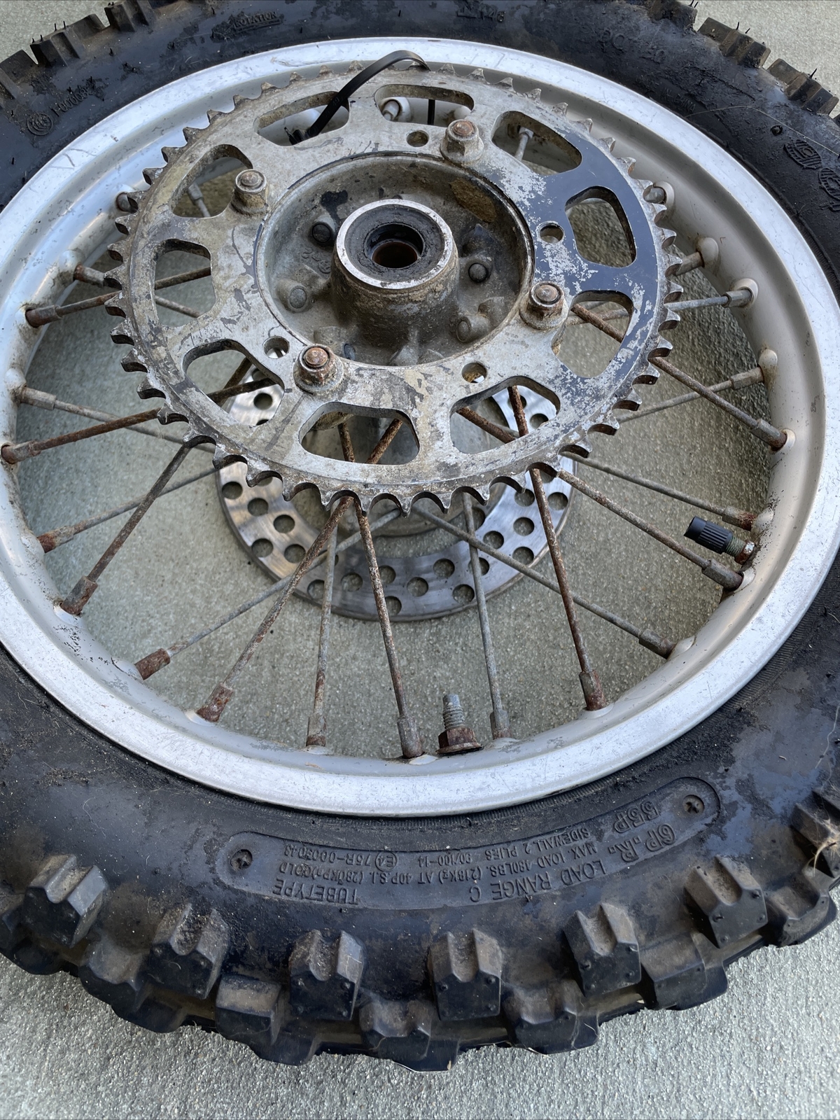 2001 2013 Kawasaki Kx85 Kx100 Suzuki Rm100 Rear Wheel Tire 14” 2008