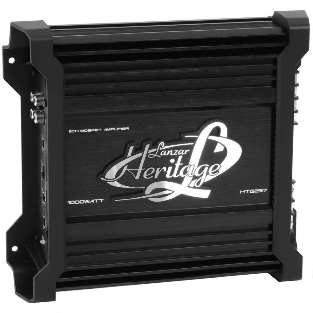 Car Amp Amplifier 2 Channel 1000w Watt 2 Ohm Stereo Speakers Lanzar
