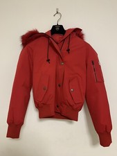 Kenzo Red Puffer Jacket Womens Small Authentic