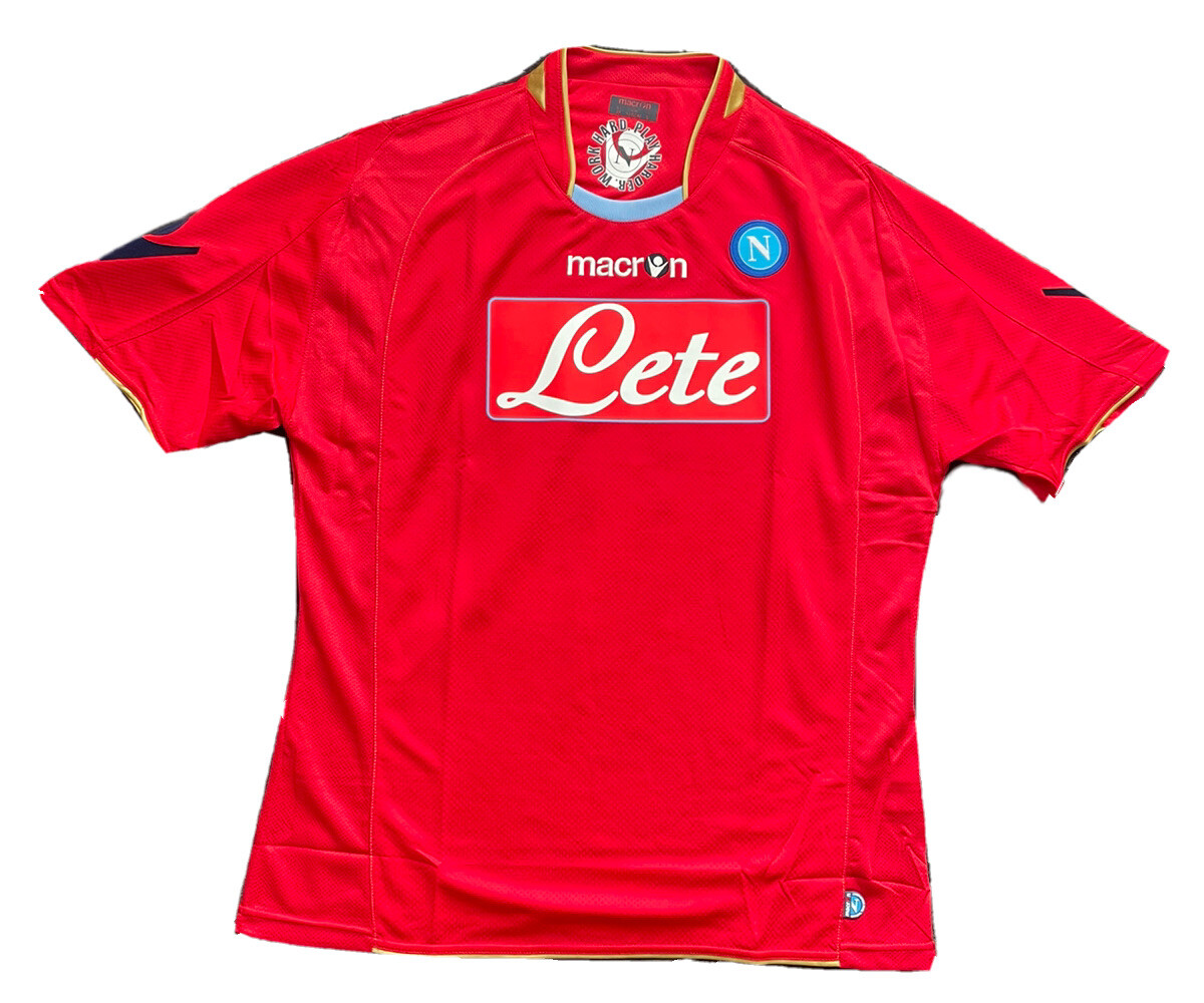 2009/2010 SSCナポリ 3rd ユニフォーム　ラベッシ　US:Lサイズ 2009/10 Napoli Third 3rd Jersey #10 Maradona Medium Macron Soccer