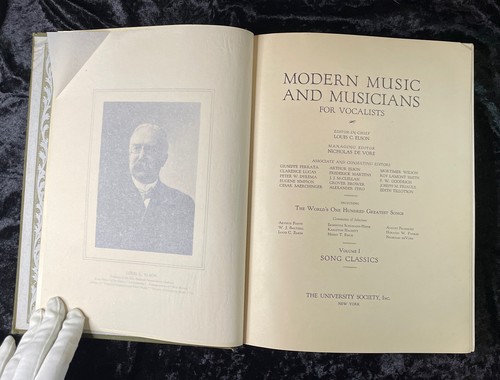Modern Music and Musicians For Vocalist Vol.1 Song Classics 1918 Antique HB Book - Picture 3 of 12