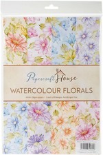 Papercraft House - Watercolour Florals 40 pgs, NEW