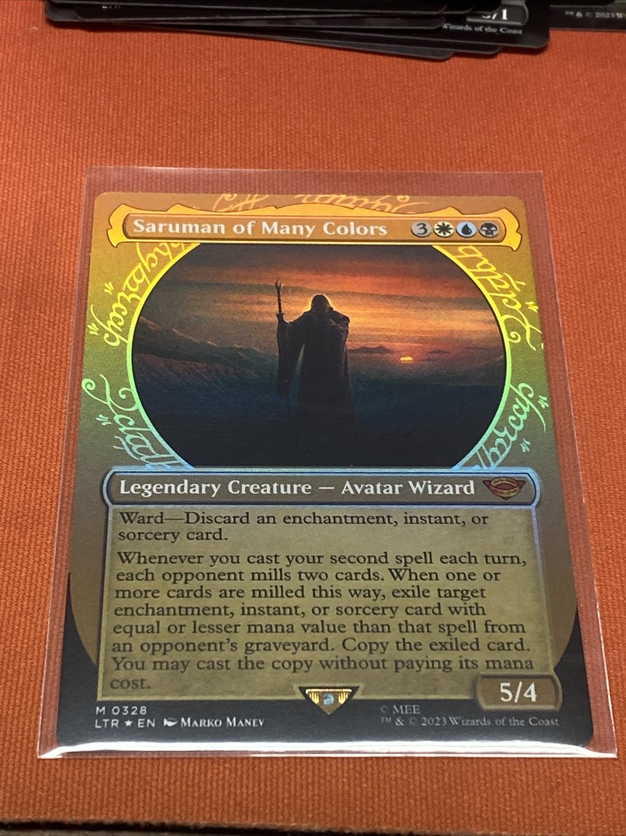 Saruman of Many Colors SHOWCASE FOIL, The Lord of the Rings, MTG