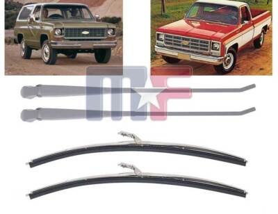 Scheibenwischerarme + Wischerblätter 1973-84 Chevrolet Blazer Suburban GMC Jimmy