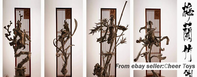 4PCS LIANG Studio Plum Blossoms Orchid Bamboo Chrysanthemum Limit In stock
