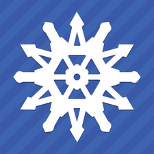 Snowflake Vinyl Decal Sticker