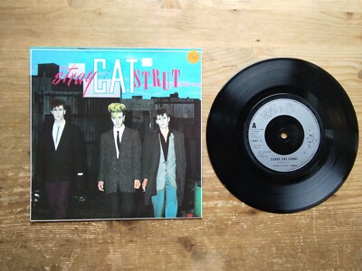 Stray Cats Stray Cat Strut / Drink That Bottle EX 7'' Single Vinyl Record SCAT3