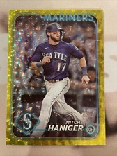 2024 Topps Series 2 Mitch Haniger #382 Yellow  /50 Mariners