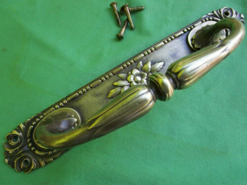 Portes anciennes et serrurerie plaques en laiton art déco