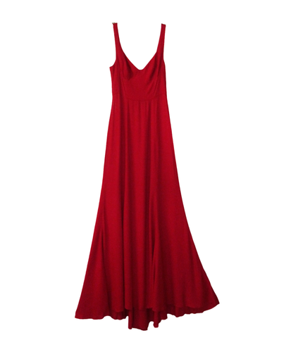 NWT Reformation Lecce Maxi in Cherry Red Full Length Tank Dress 4 $428