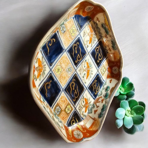 ANTIQUE JAPANESE Unsigned Beautiful Small Platter - Picture 11 of 19