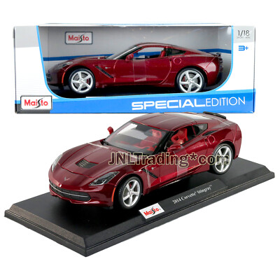 Maisto Special Edition 1:18 Scale Die Cast Car - Red 2014 CORVETTE
