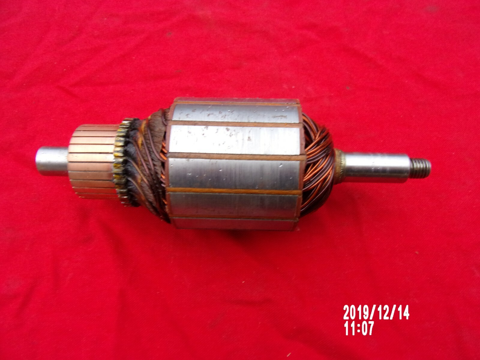 Induit dynamo Paris-Rhône 6V pour Renault Juvaquatre Dauphine et 4CV
