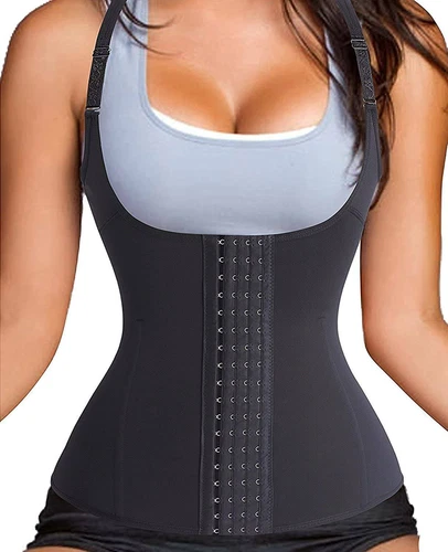 Faja Para Adelgazar Reductoras Abdomen Faja De Ejercicio Tank Top Mujer y Hombre - Picture 5 of 38