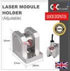 Laser module Mounting bracket Clamp holder for 12mm laser pointer Line Cross dot