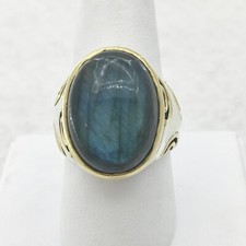 Sterling Silver Labradorite ring size 9