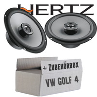Hertz Lautsprecher FüR Vw Golf 4 Boxen Auto EinbauzubehöR-Einbauset Vorne Hinten